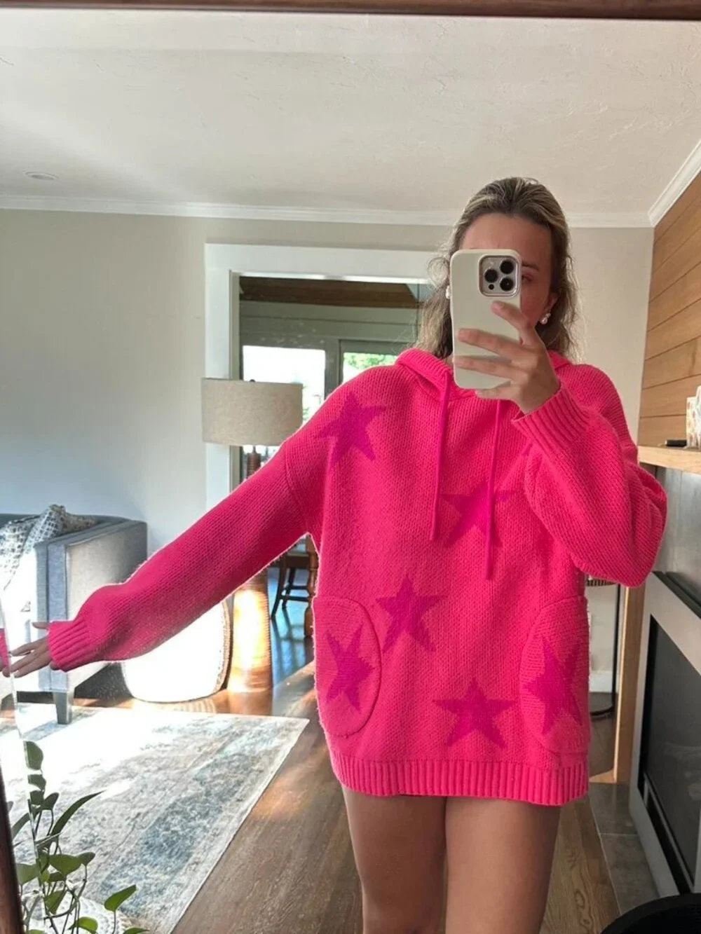 Free People Women's Pink Jumper